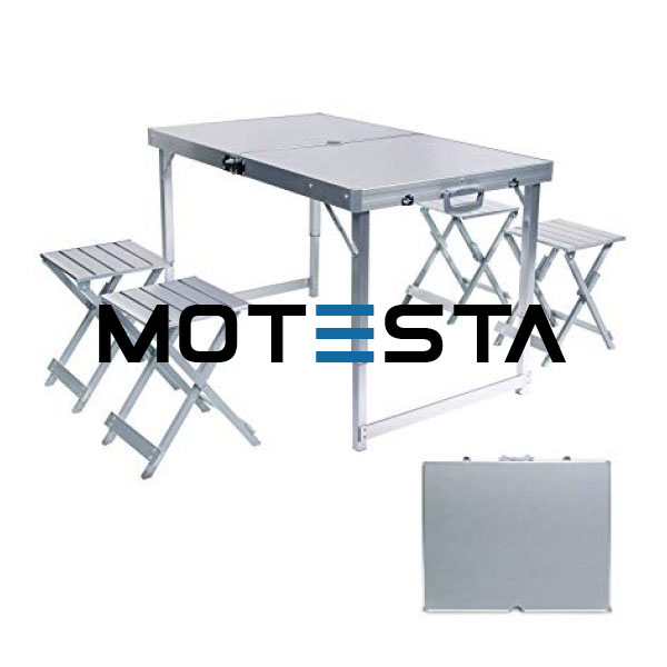 Adjustable Aluminum Foldable Camping Table