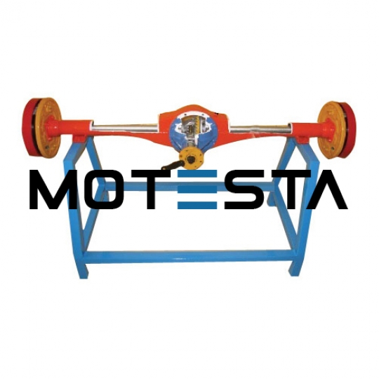 Cut section model of fully floating differential And rear wheel mechanism (working)