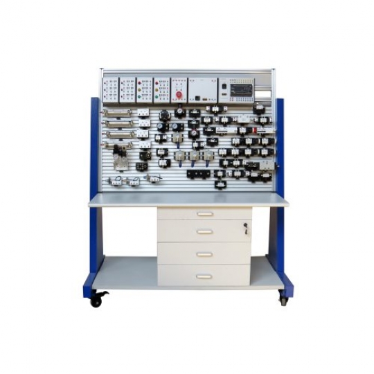 PLC Controlled Pneumatic and Hydraulic Training Test Bench