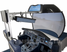 Airbus 320 Flight Simulator and Visual System