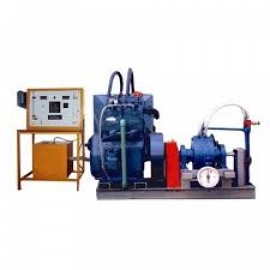 Single Cylinder Four Stroke Water Cooled Slow Speed Diesel Engine Test Rig With Mechanical Brake (Rope Brake) Loading